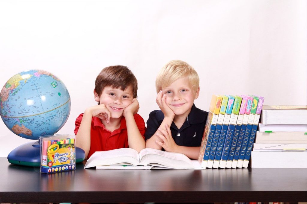school learning young